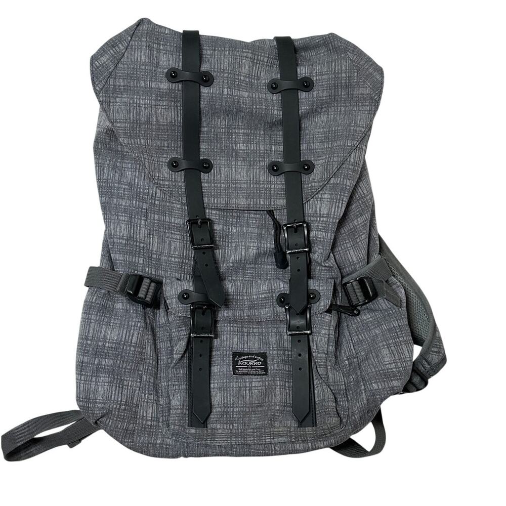 Kaukko Laptop Travel Rucksack Backpack Bag Computer Water Repellant Gray 19L